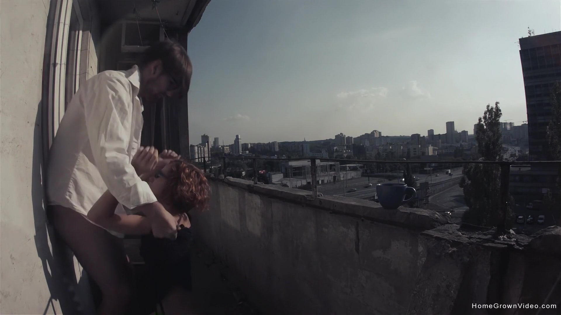 Eva Fucked Out On The Balcony - Eva Fucked Out On The Balcony