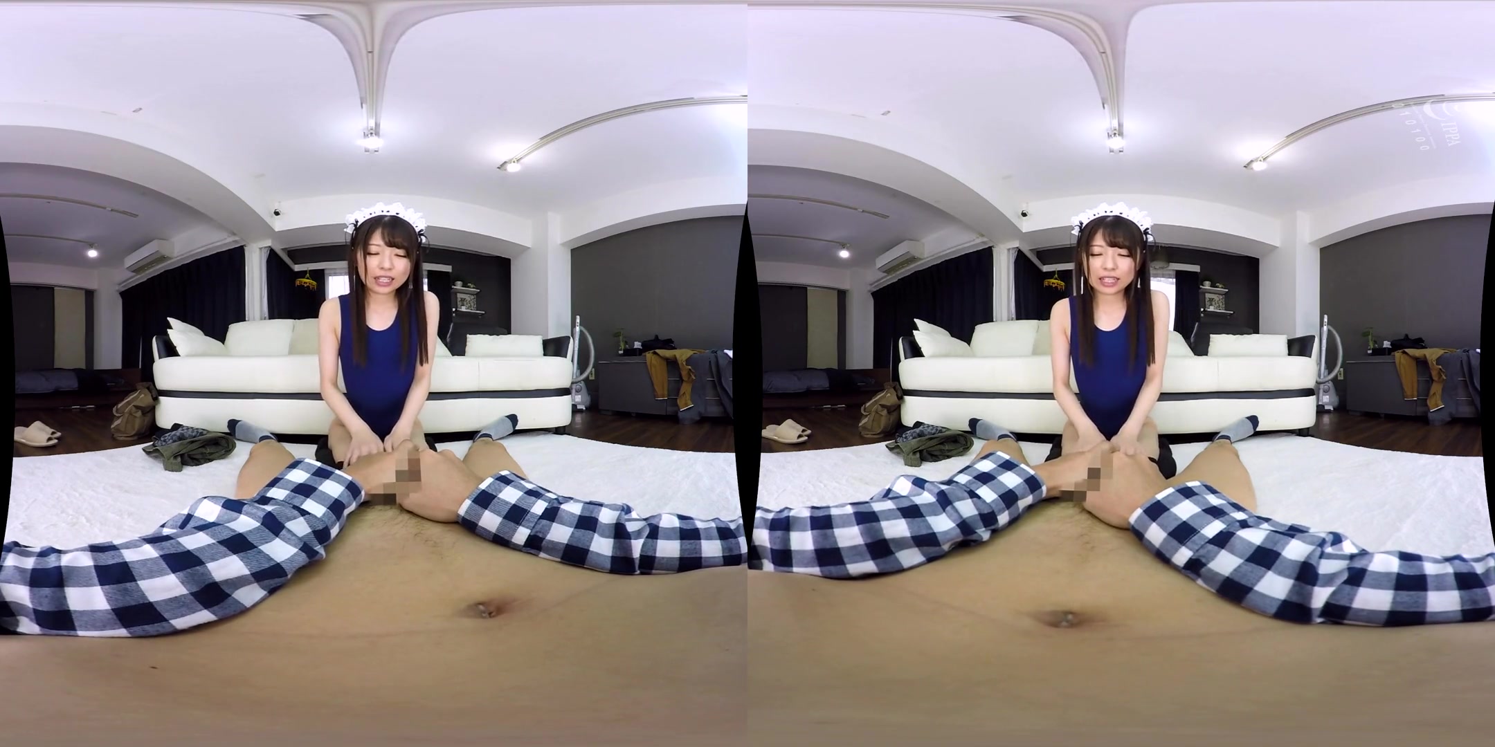 Swimsuit and Knee-High Sock Wearing Decadent Ass Girl! 2 - Asian teen 18+ Big Ass Riding Cock