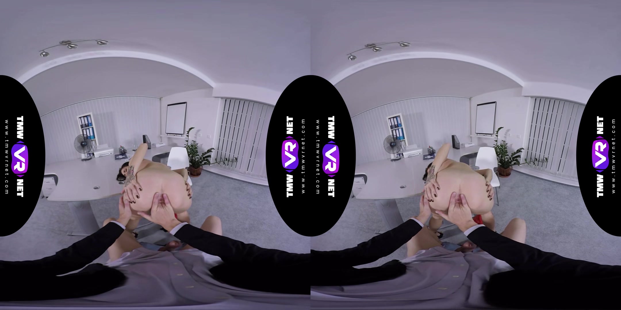 Hardcore Vr Fuck With A Sexy Brunette Employer - Hardcore Work Sex
