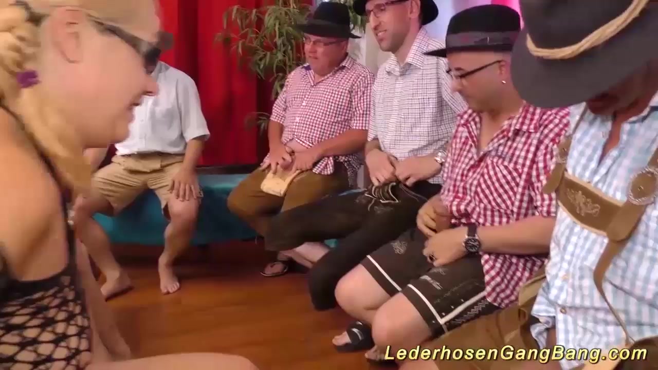 wild german swinger gangbang party