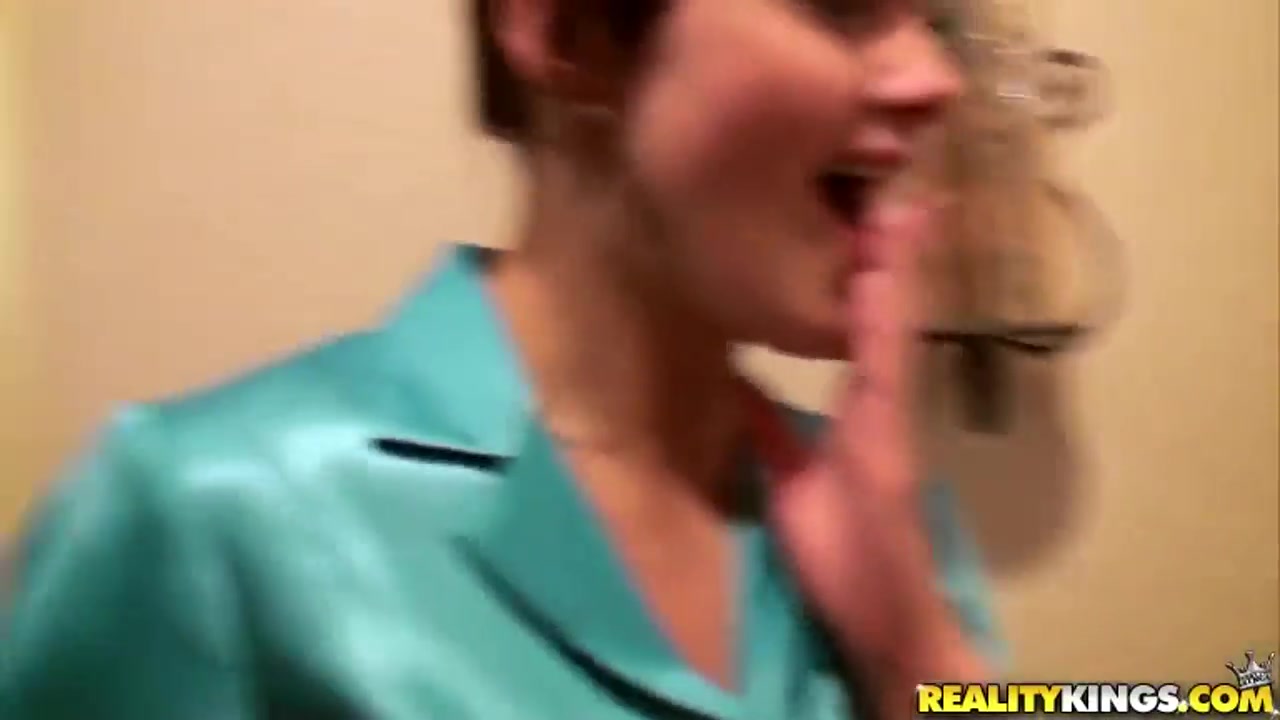 Sexy doctor plays with her handsome patient