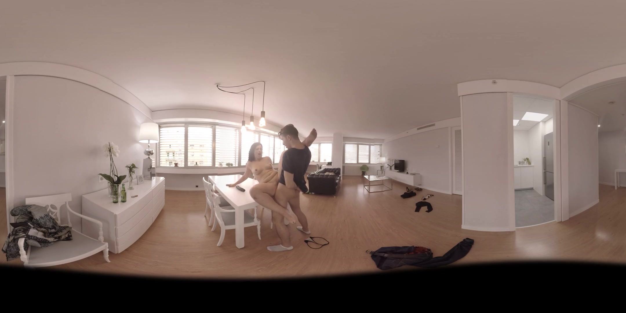 Chubby Girl Gets Fucked on the Table - VirtualPorn360