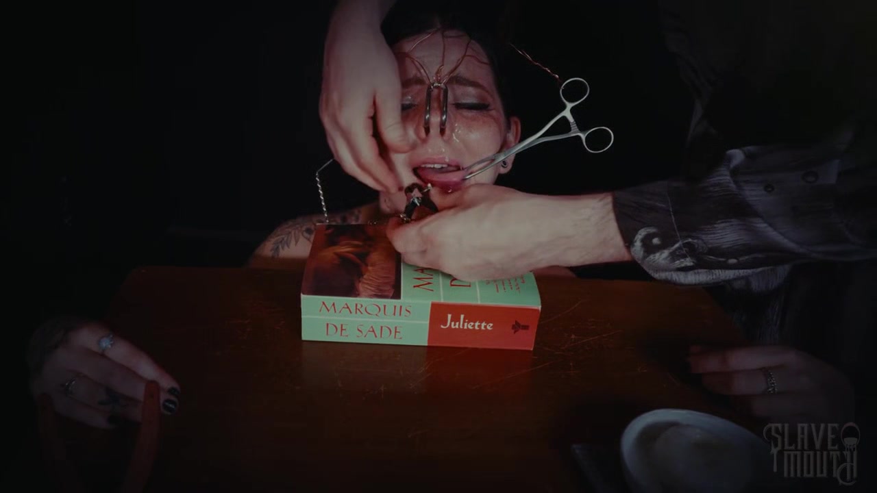 Lily Thot throating cock in dirty BDSM session