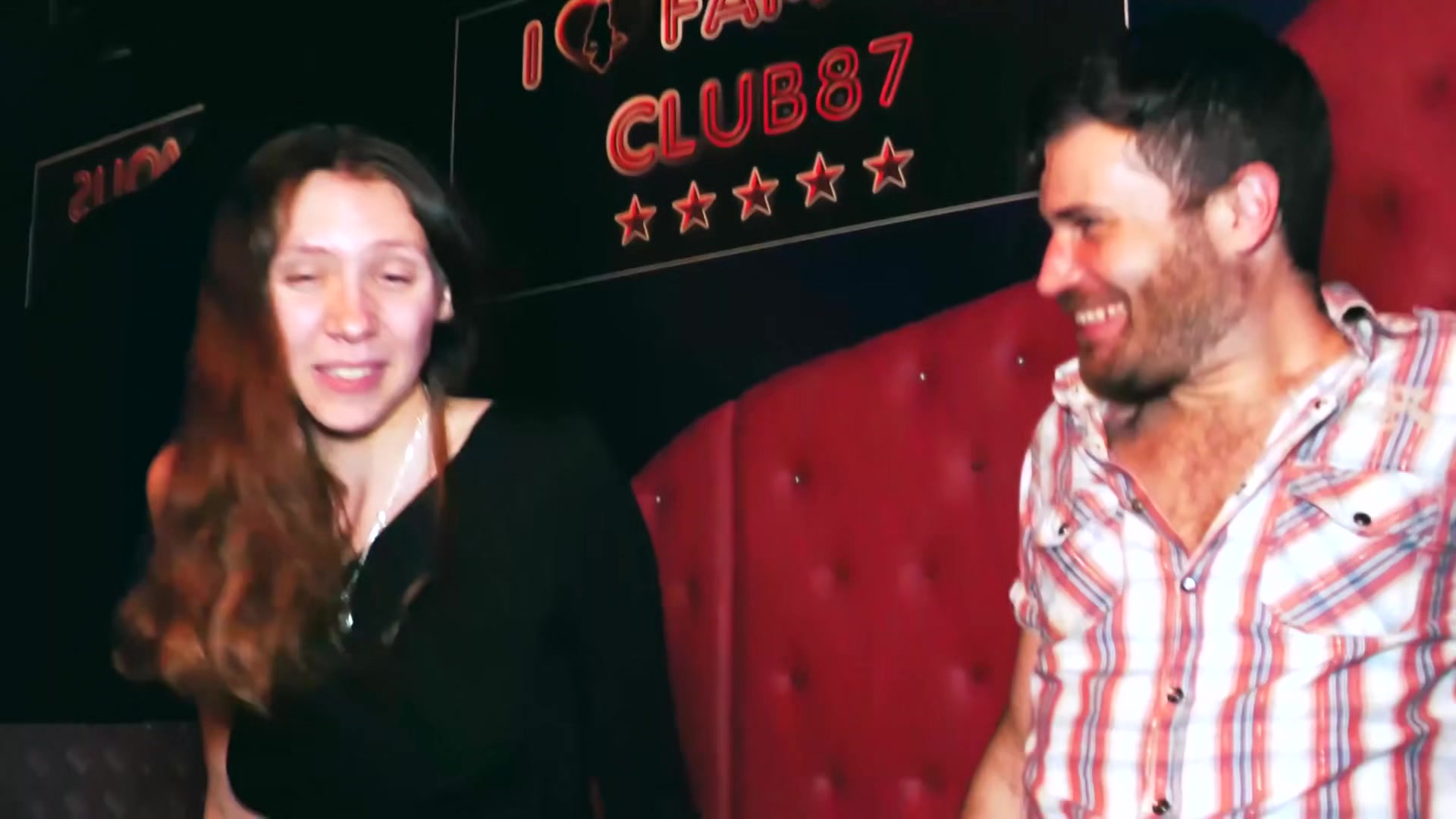 Candid Lola, 22, gets roughed up by two studs!