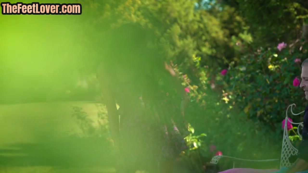 Foot model babe anally fucked outdoors before ass to mouth