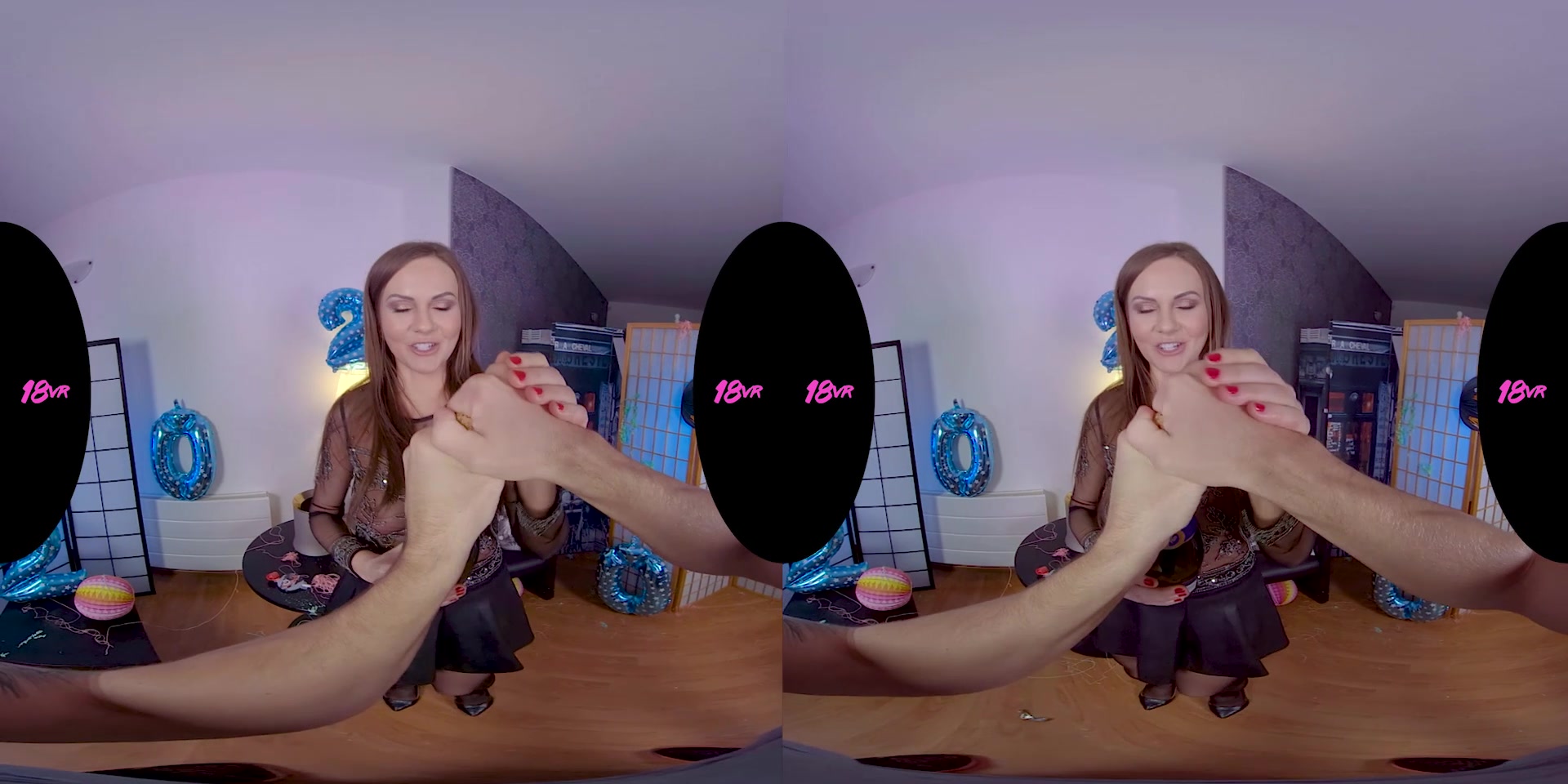 Charlie Red & Tina Kay & Marilyn Sugar in 12 Strokes At Midnight - 18VR