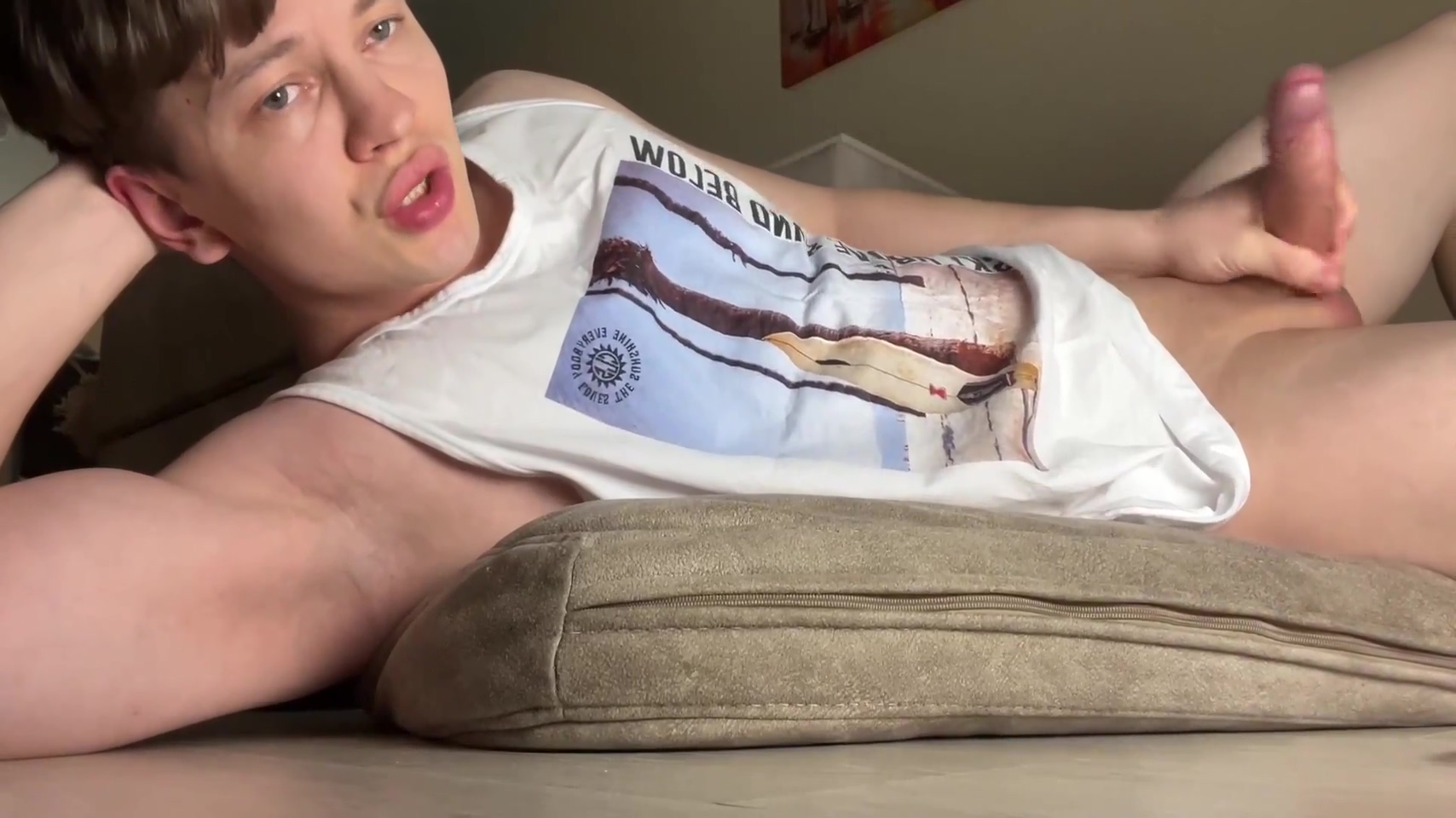 Hot Gay With Big Veiny Cock Masturbate Until Shaking Orgasm In The End 6 Min