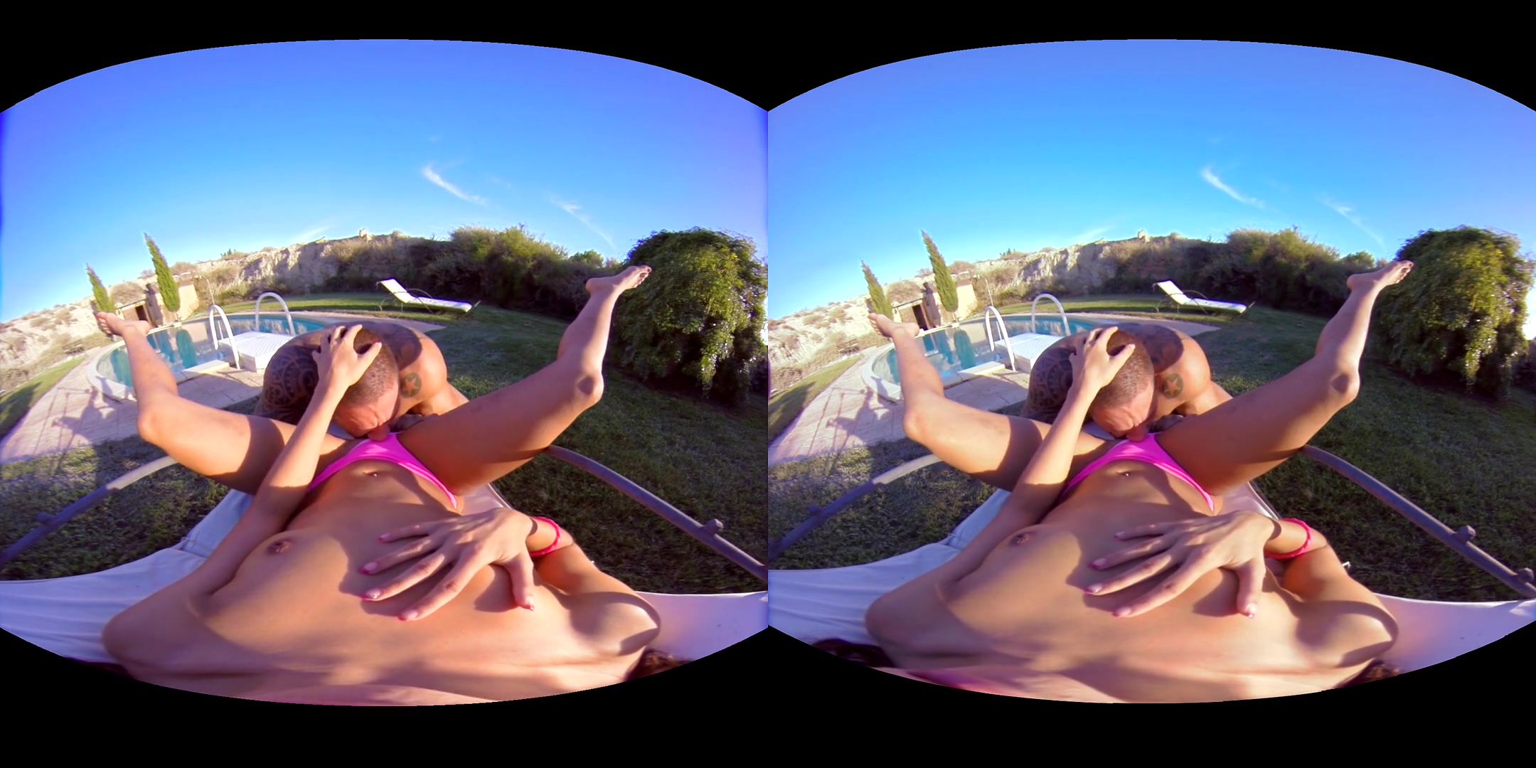 Gala Brown in Countryside Pool - VirtualRealPorn