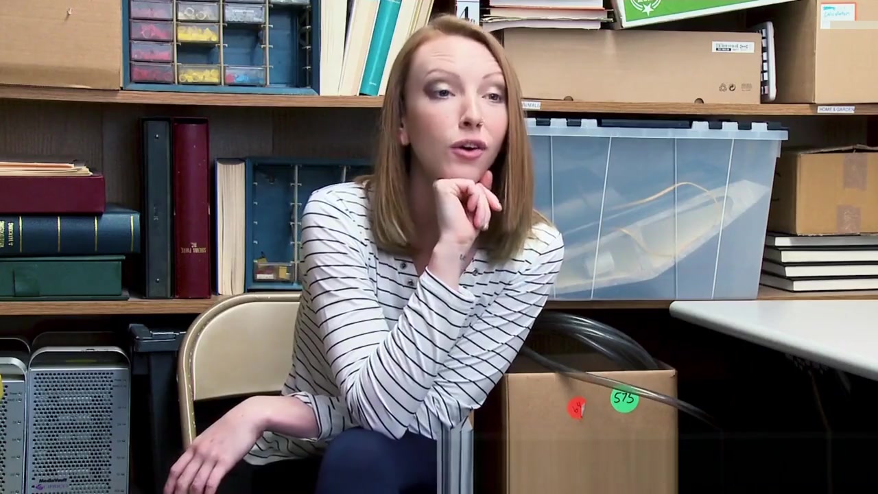Ginger teen 18+ shoplifter