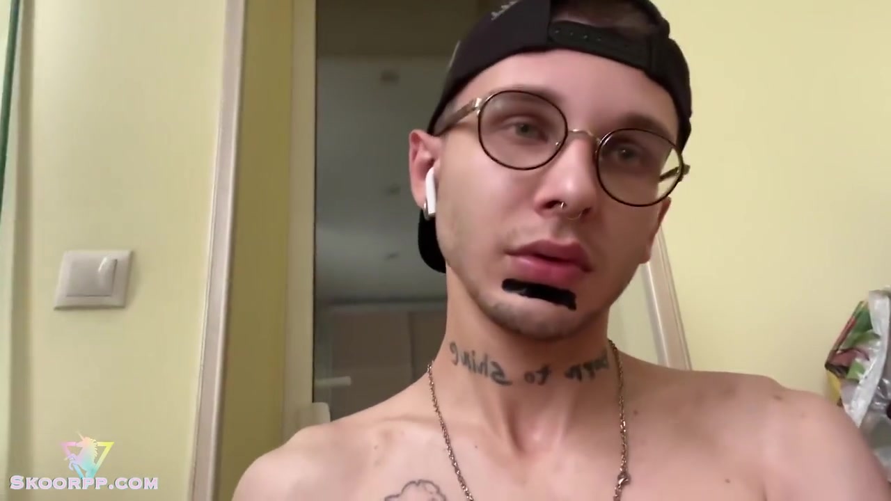 Horny Boy Jerk Off Big Dick And Smokes To Cumshot