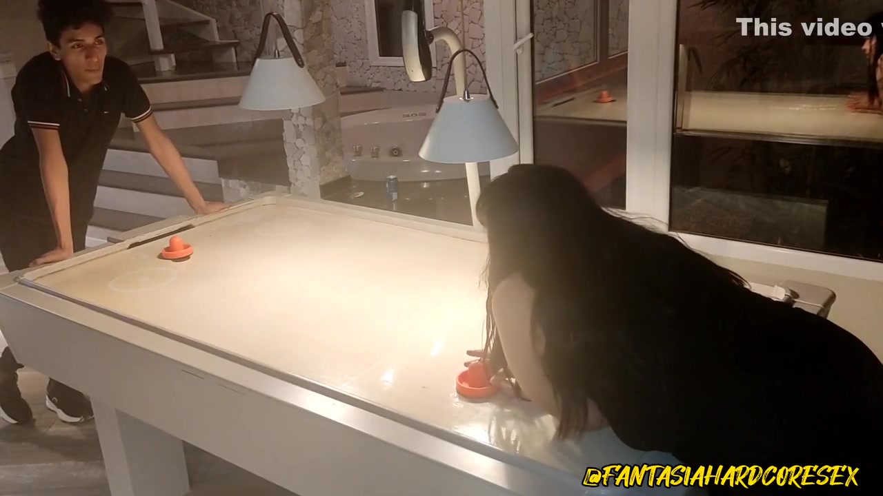 Playing A Game Of Shuffleboard With My Best Friend And She Loses A Bet With Me And I Fuck Her