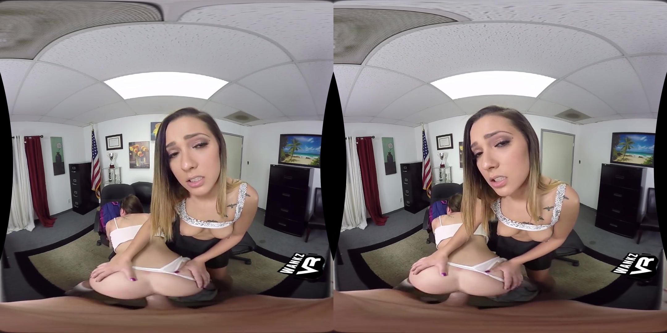 Double Trouble - WankzVR - VR Porn Video - SexLikeReal