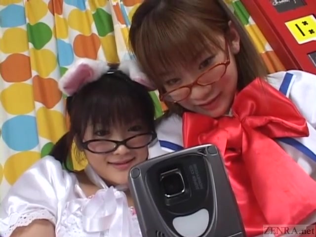 Subtitled Japanese cosplay virtual masturbation support