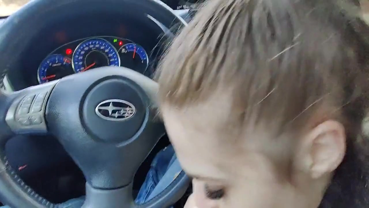 Passionate Blowjob In The Car