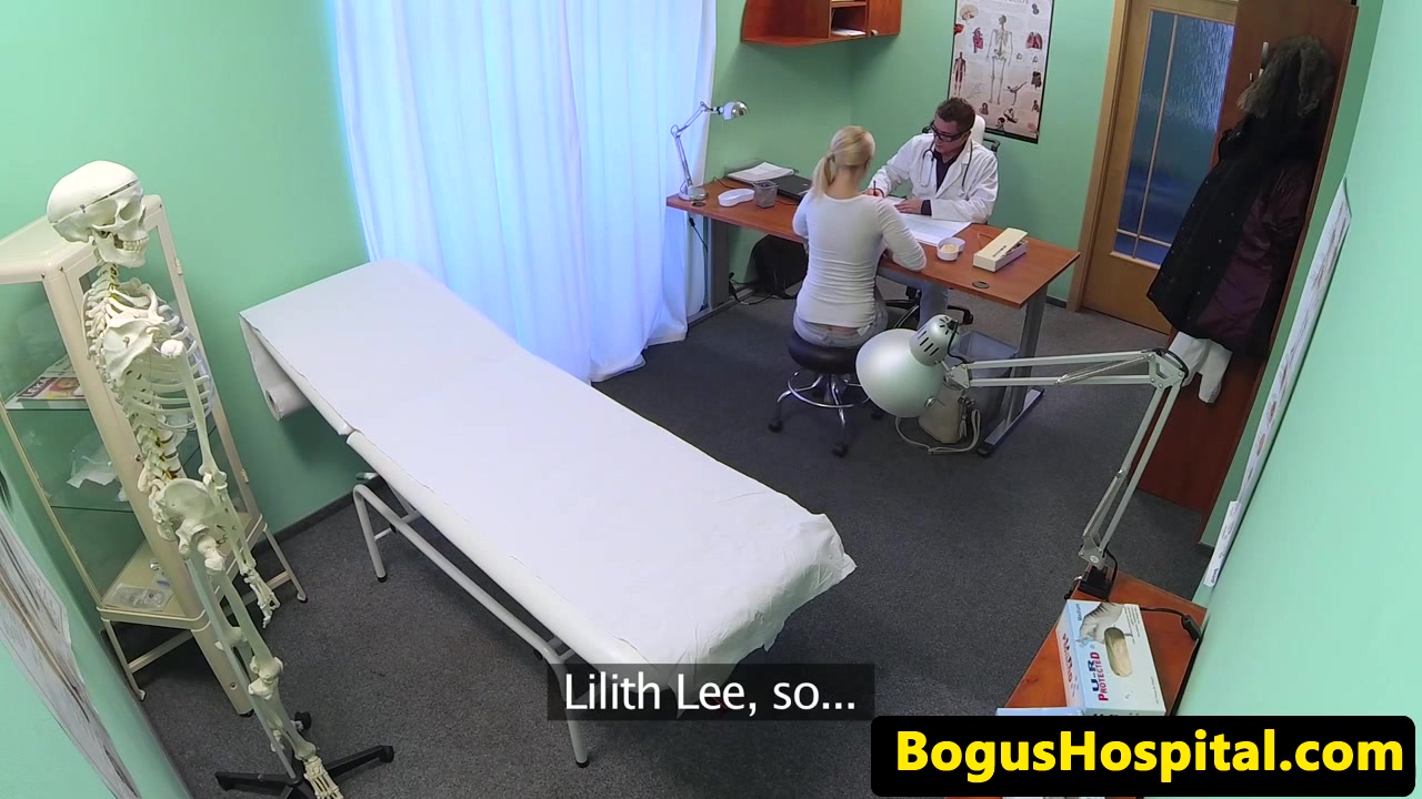 Busty euro doggystyle fucked in drs office