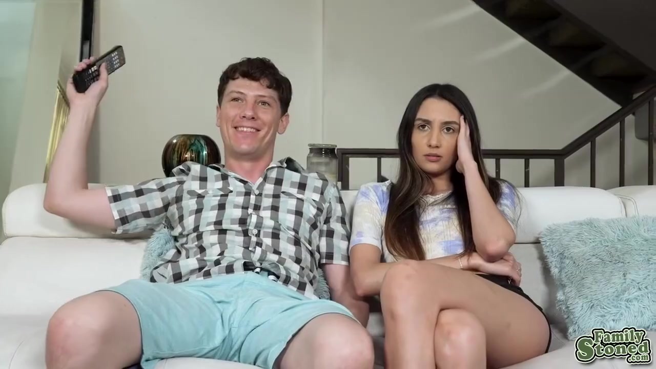 Stepbrother Whips Out His Big Boner For His Stepsister To Slobber