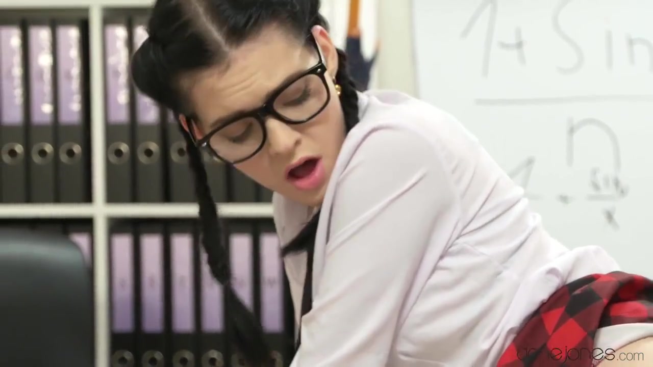 Skinny Makes Love With Her Teacher With Anie Darling And Lutro Steel
