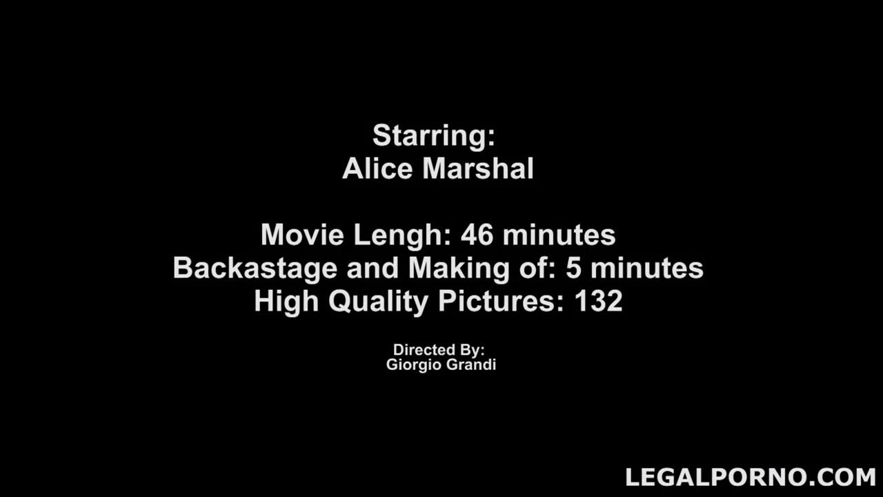 Alice Marshal 3 on 1 first dap, farting asshole filled with sperm