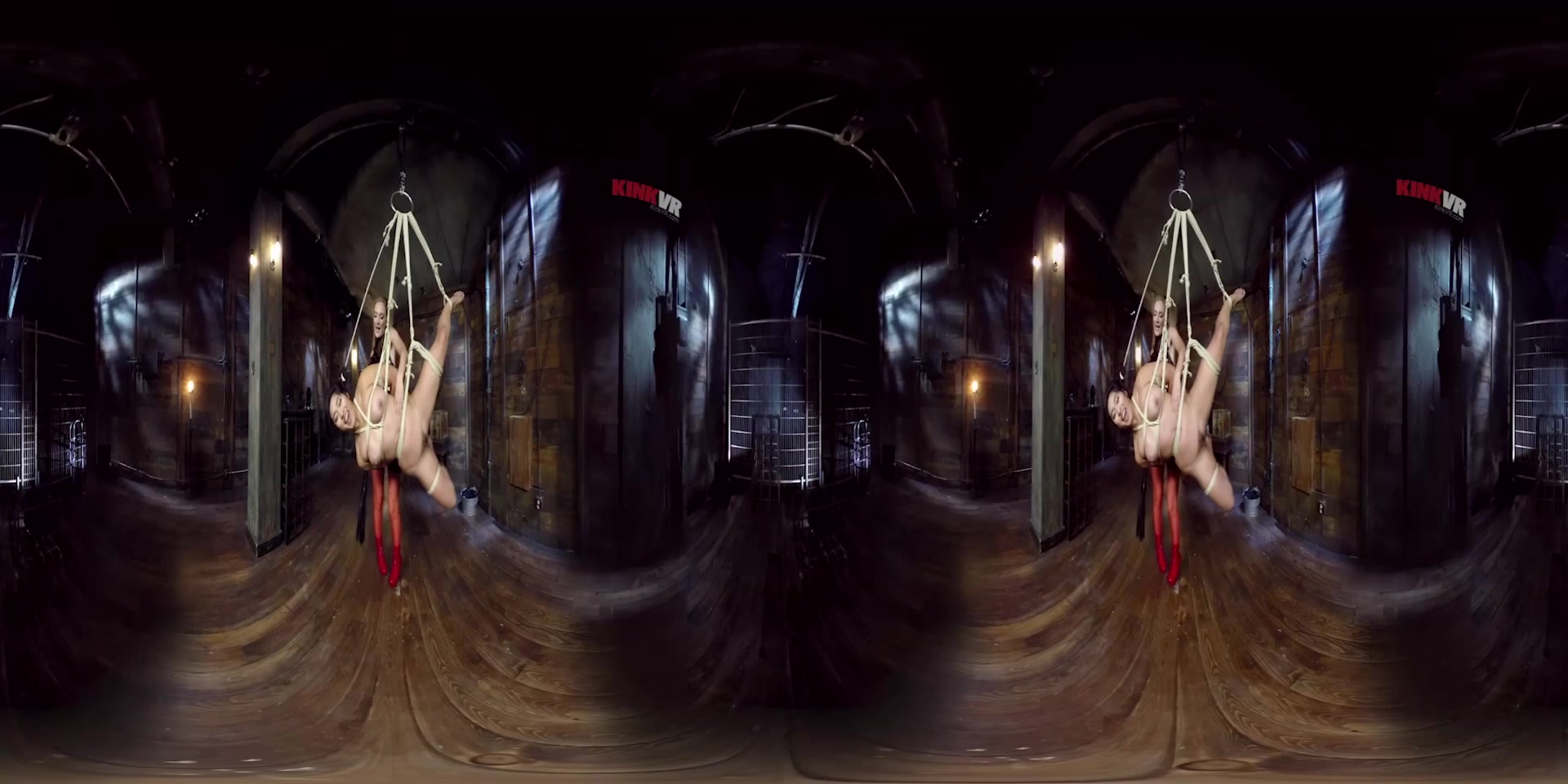 Lilith Luxe & Veruca James in Lez Service Slave - KinkVR