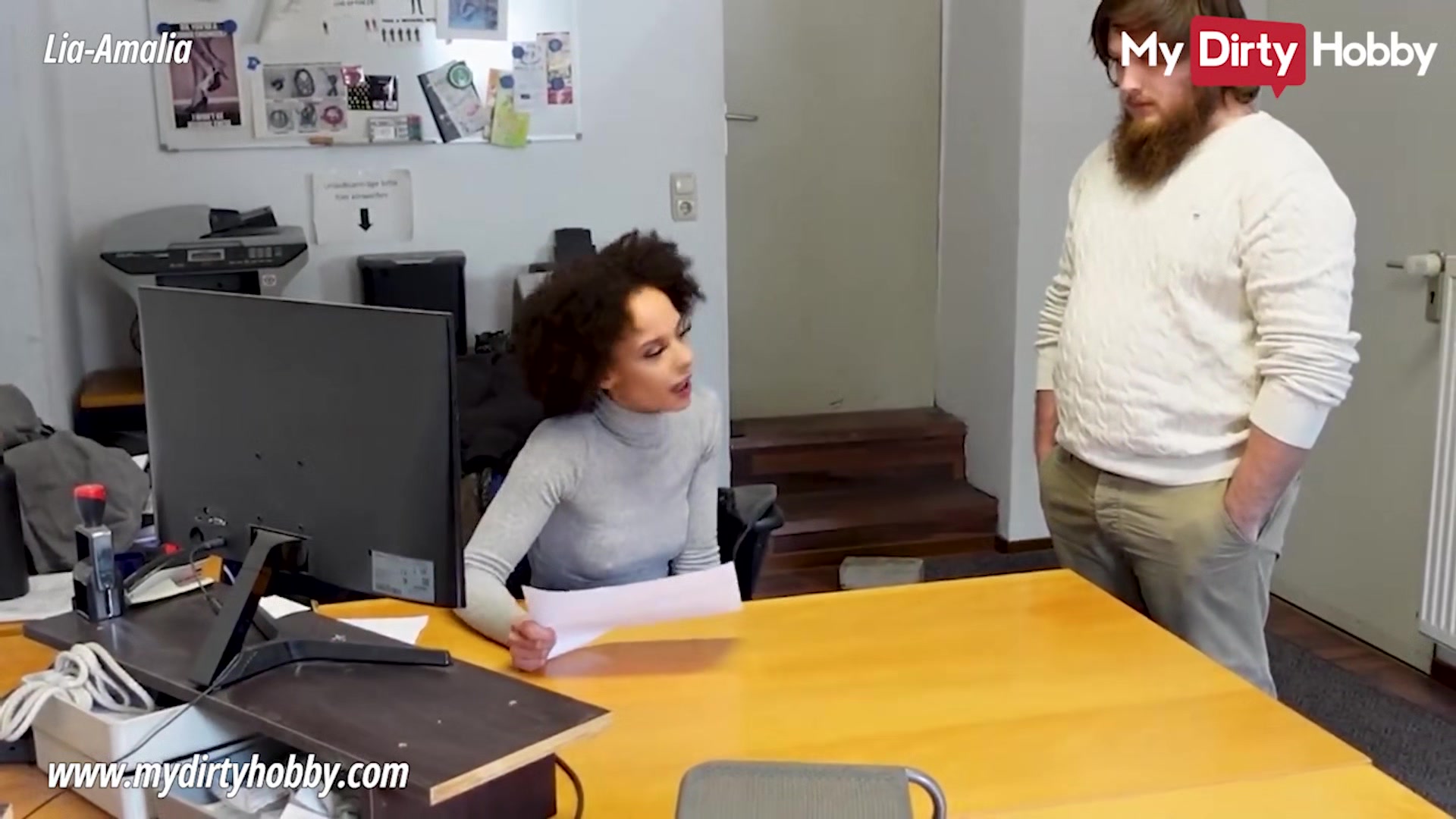 My Dirty Hobby - Secreatary tests new guy if he can fuck hard