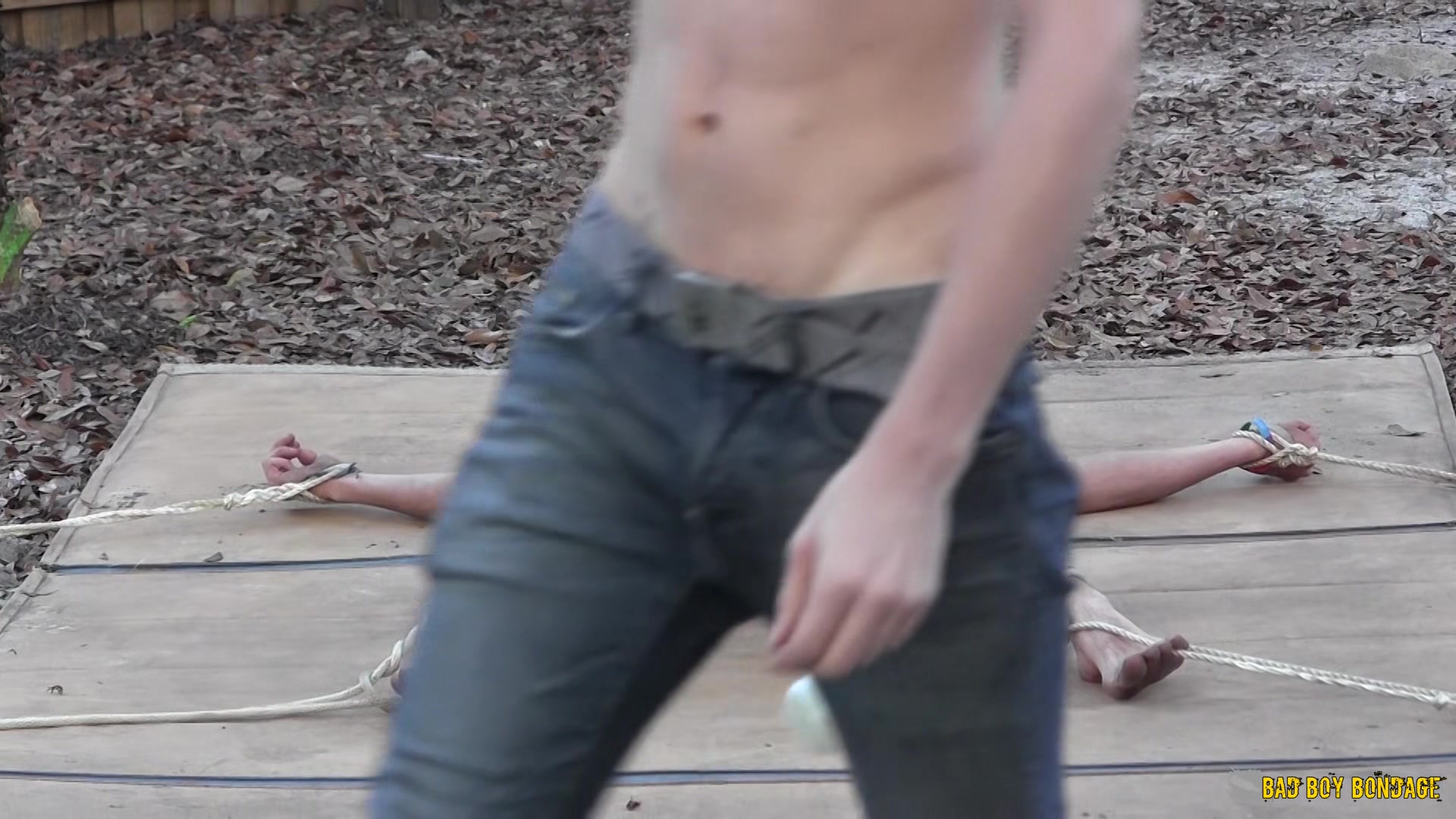 Chase Endick Aroused As His Balls And Cock Get Brushed