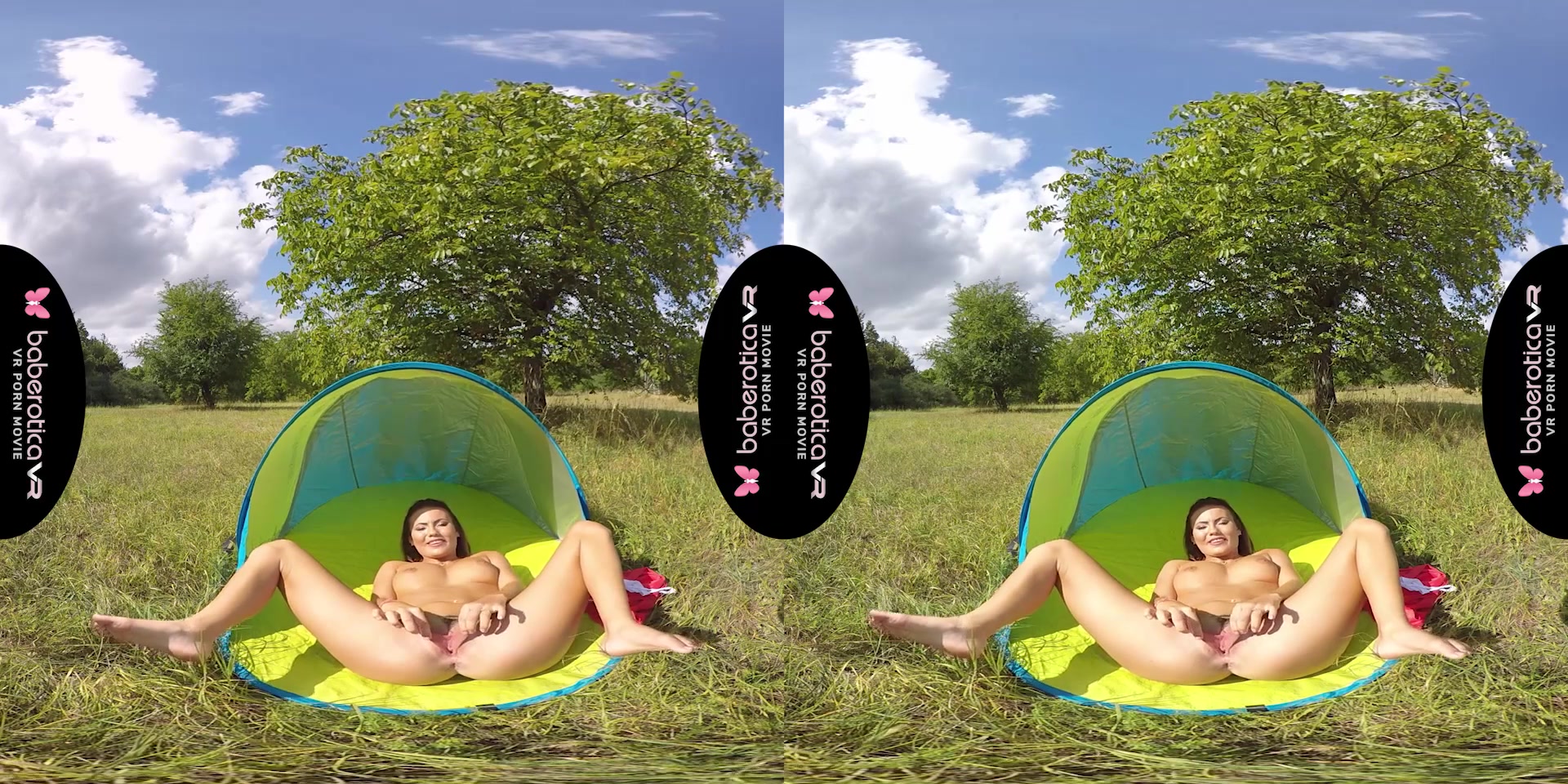 Vanessa Decker has a beautiful body she shows us while outside today - BaberoticaVR