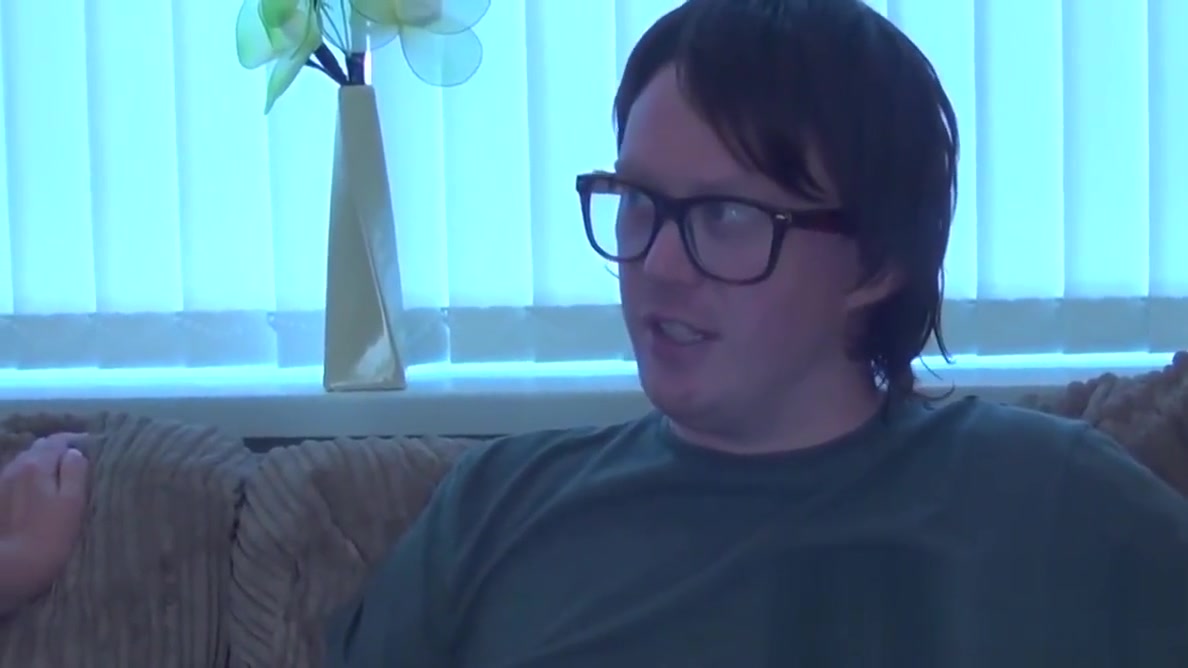 Mature British vixen sucks and fucks lucky nerd