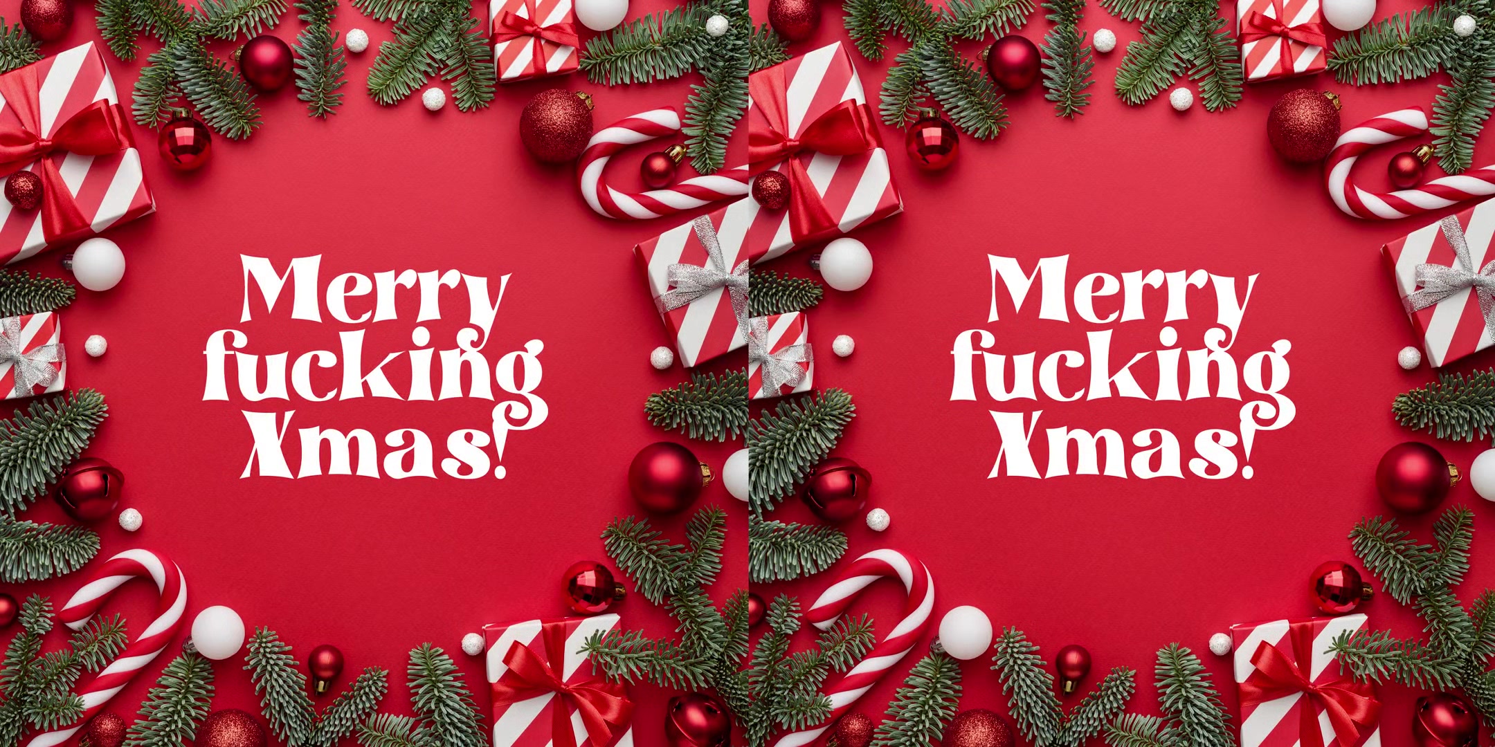 Merry Fucking Xmas III - FFM Threesome with Cumshot