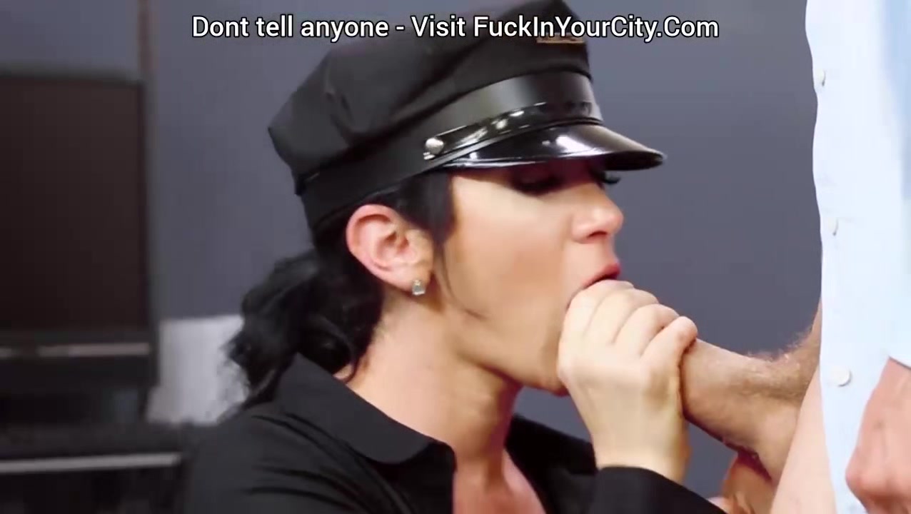 busty officer Jayden Jaymes
