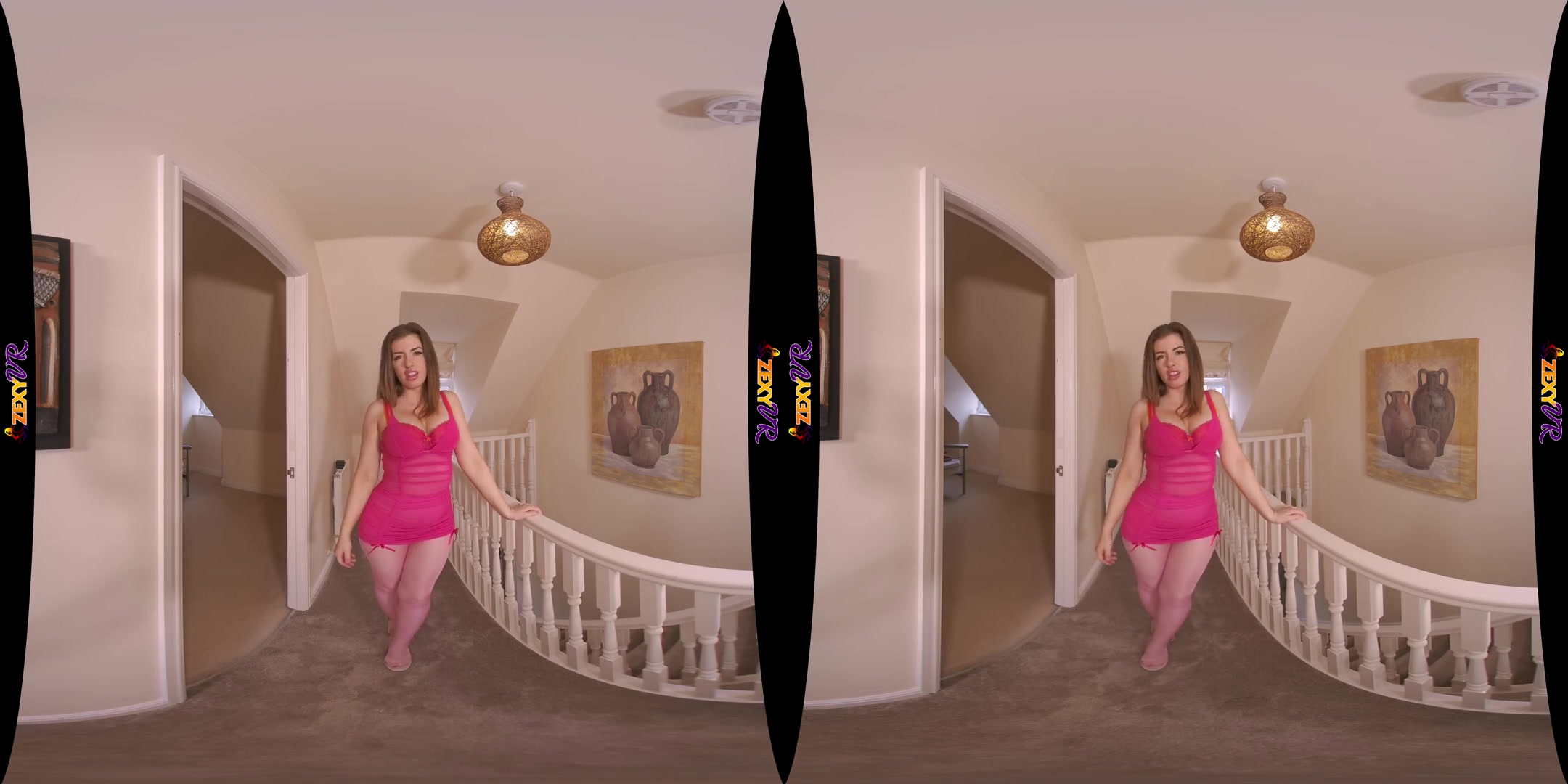 Follow Me - Big Tits Amateur in Red Lingerie Stripping