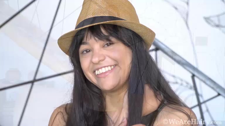 Joaquina masturbates on her yellow chair - WeAreHairy