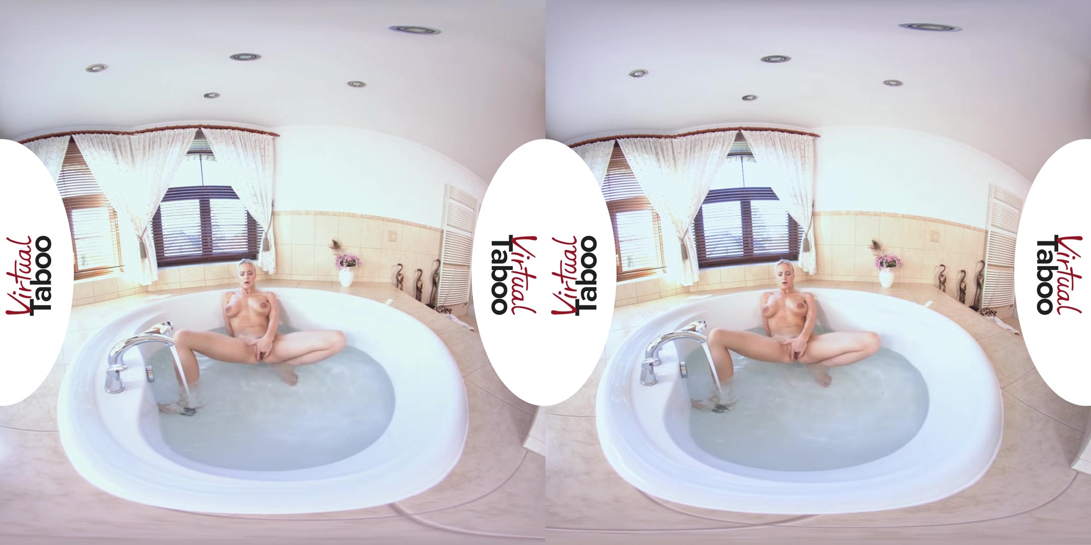 Nathaly Cherie VR Porn: Bathtime With MILF Natalie - VirtualTaboo