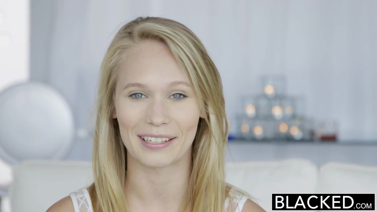 BLACKED Blonde teen 18+ Dakota James First Experience with Big Black Cock