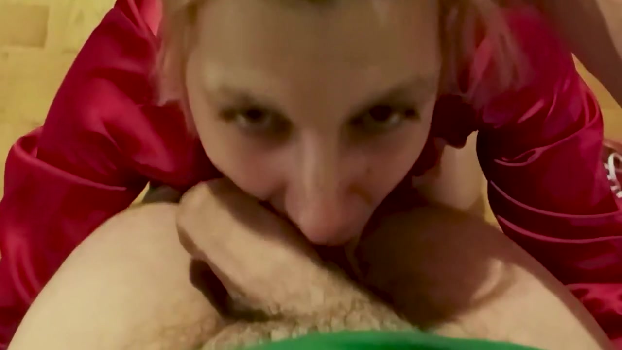 On Her Knees Getting Facefuck, Cock Slap And Cum On Face 4 Min