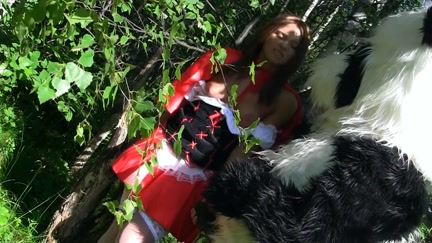 cutie engulfing biggest rod in the woods toy bear