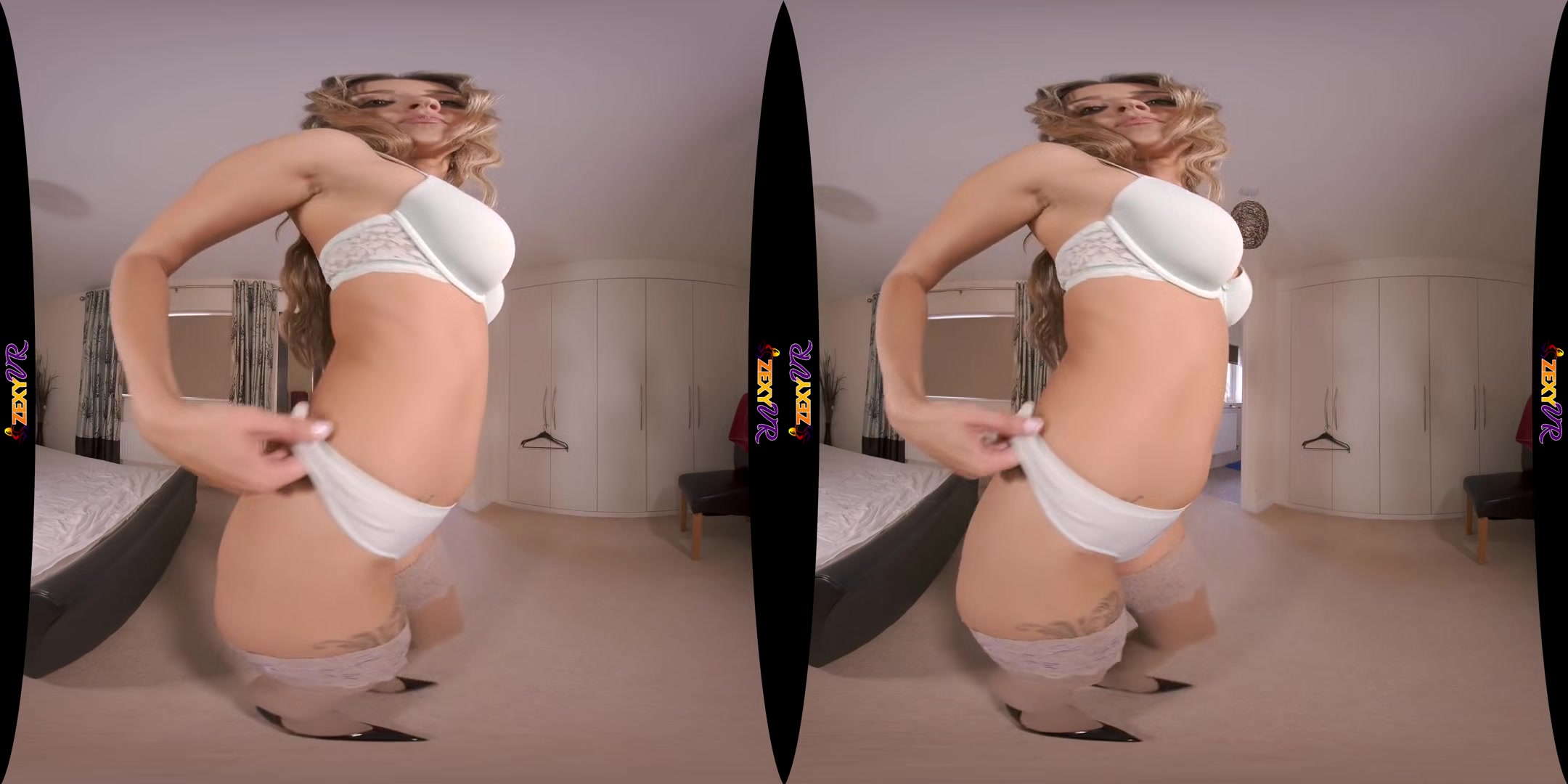 Intimate Tease - Gorgeous Busty Babe Solo Striptease