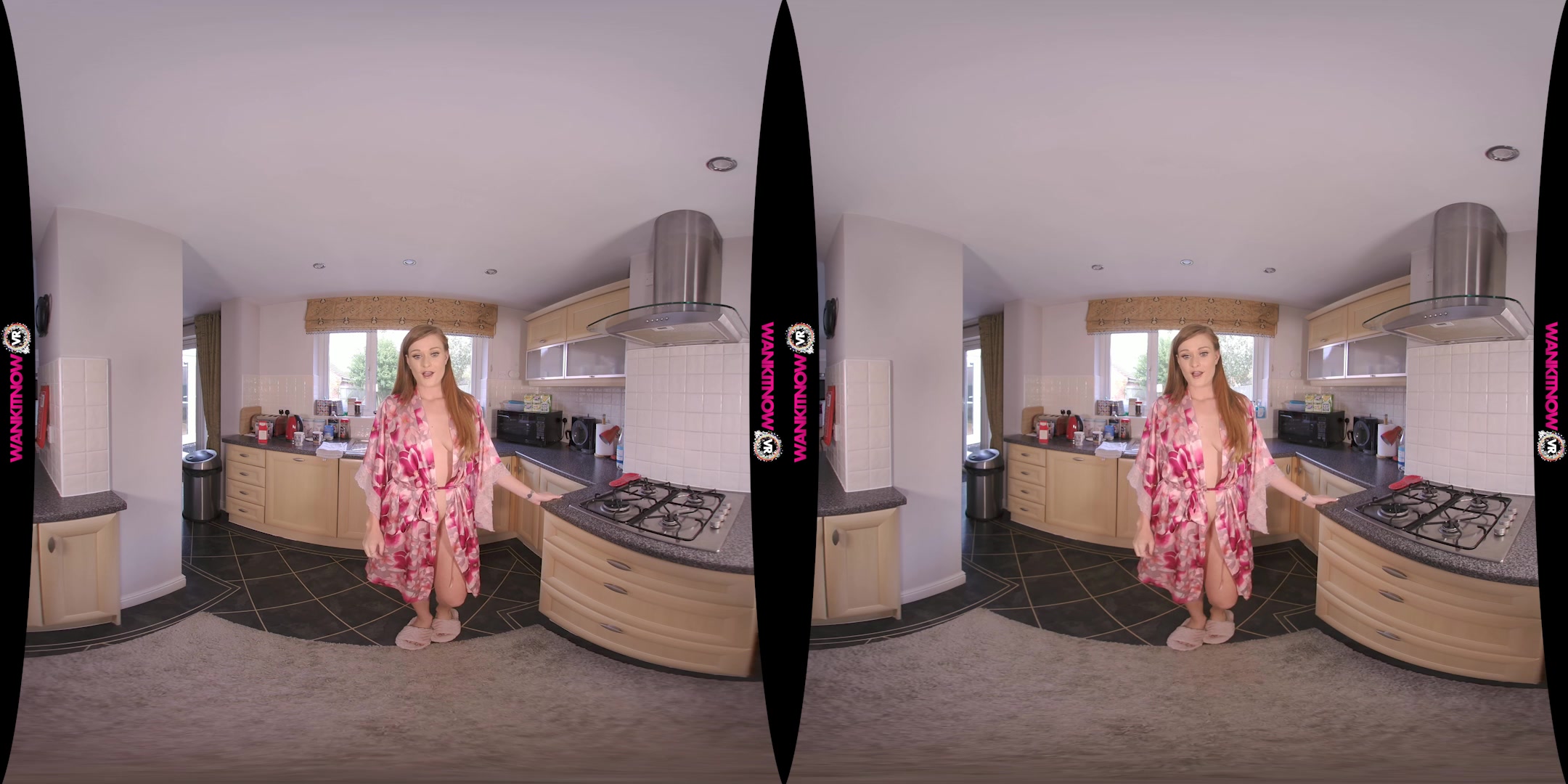 Kitchen Tease featuring Honour May - WankitNowVR