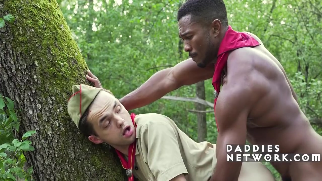 Scout Leaders Woods Encounter With A Curious Scout - Marcus Rivers And Sean Xavier