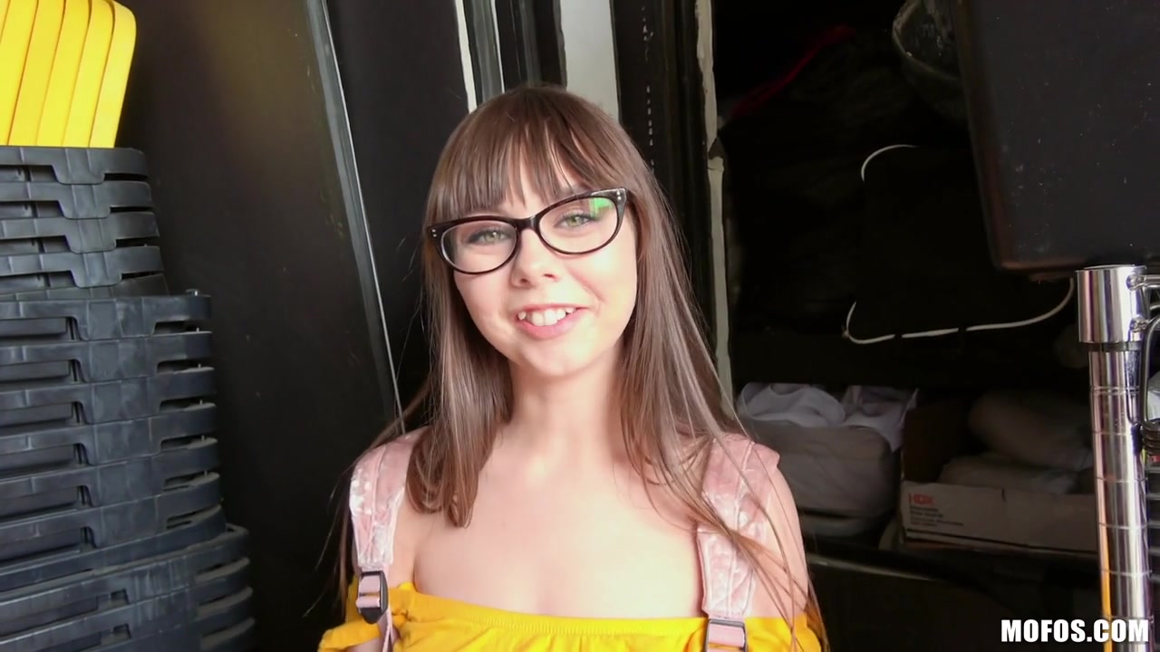 Shae Celestine in Nerdy Cutie Straddles Huge Cock - PublicPickups