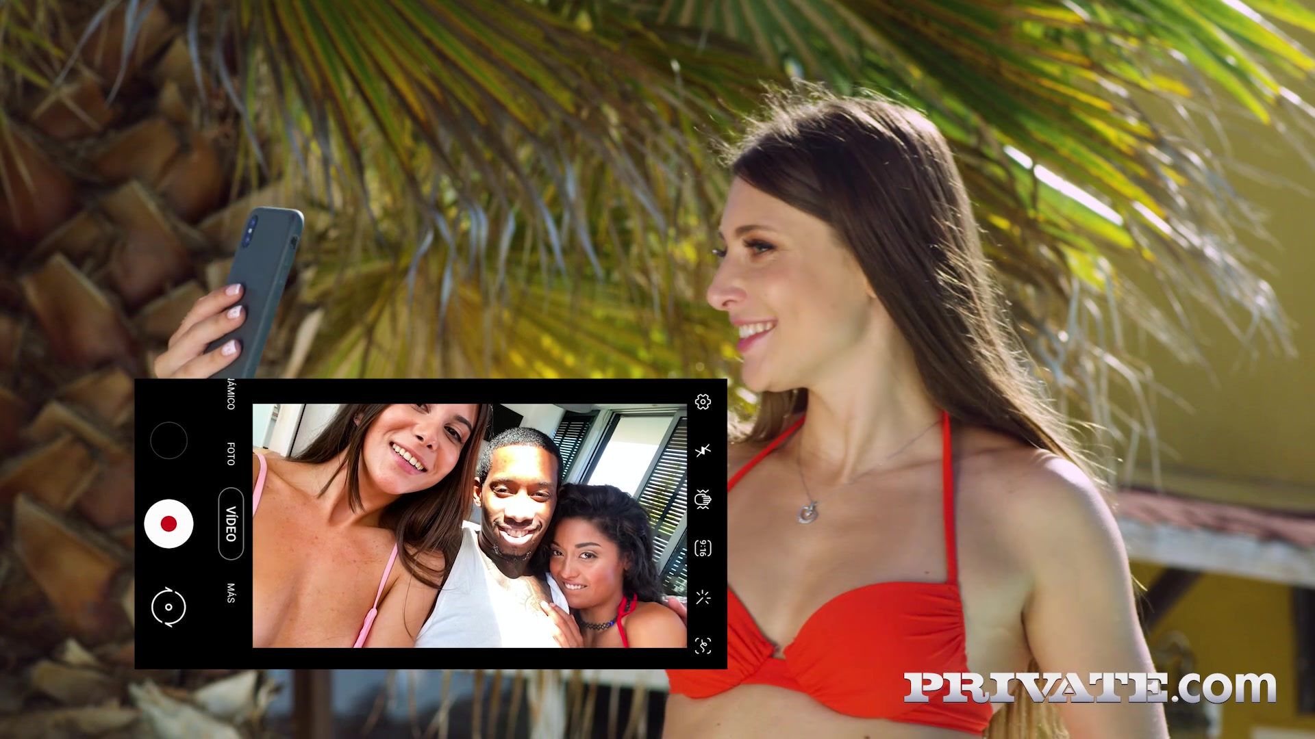 Scarlett and Anya Krey, Horny teens 18+ Enjoy Interracial Threesome