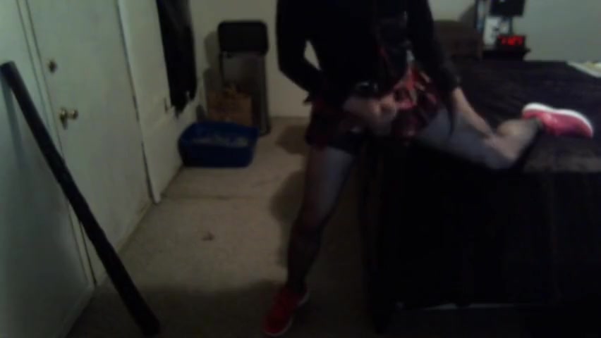 Sexy skirt & stockings! Yum!!!