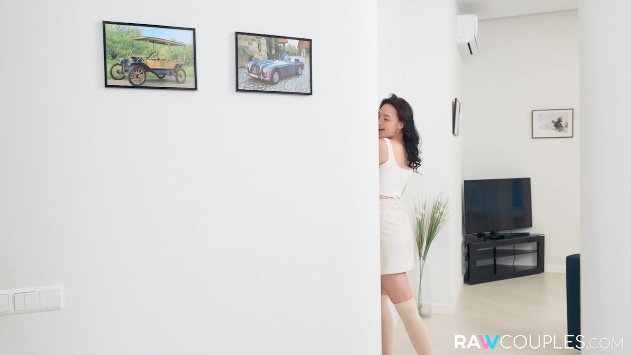 Couple opens the bedroom’s doors