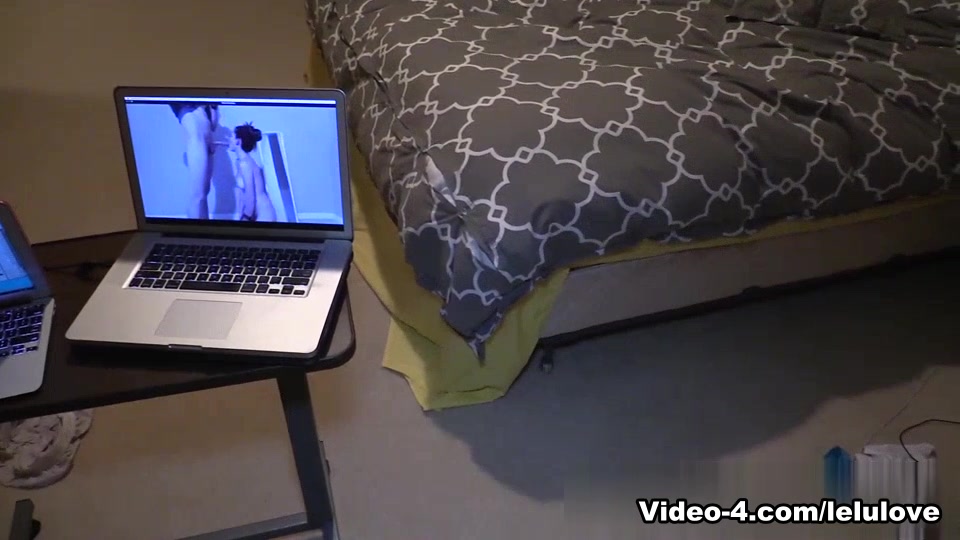 POV BJ Facial Masturbating On Webcam