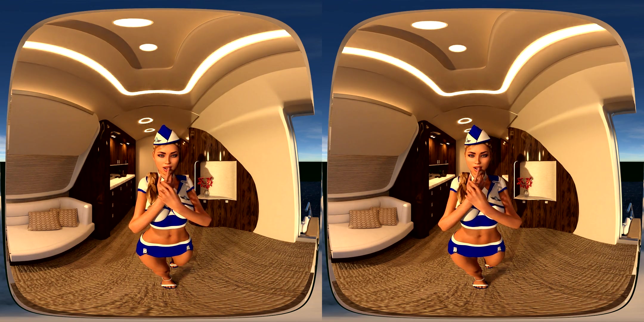Private Jet Me - CGI Babe Hardcore - SkinRays - SexLikeReal