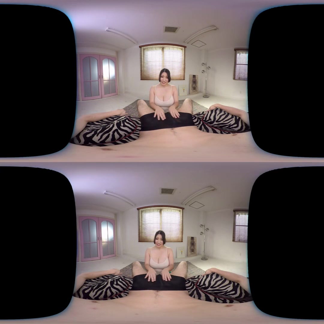 Gazing at the Virtual Blowjob; Titfuck and Blowjob with Big Tits Japanese MILF