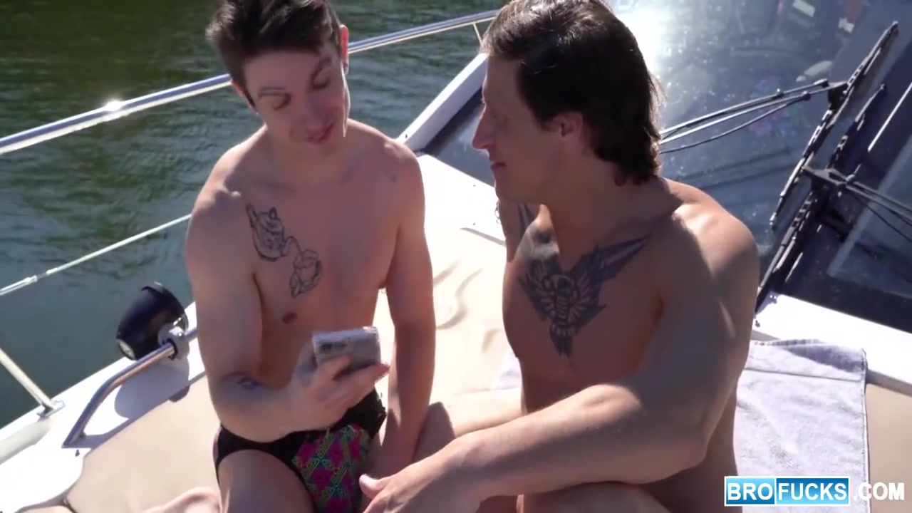 Two Extremely Hot Gay Stepbrother Hunks And Having Raw Sex On Boat! 8 Min With Dalton Riley, Caleb Morphy And Gay Porn