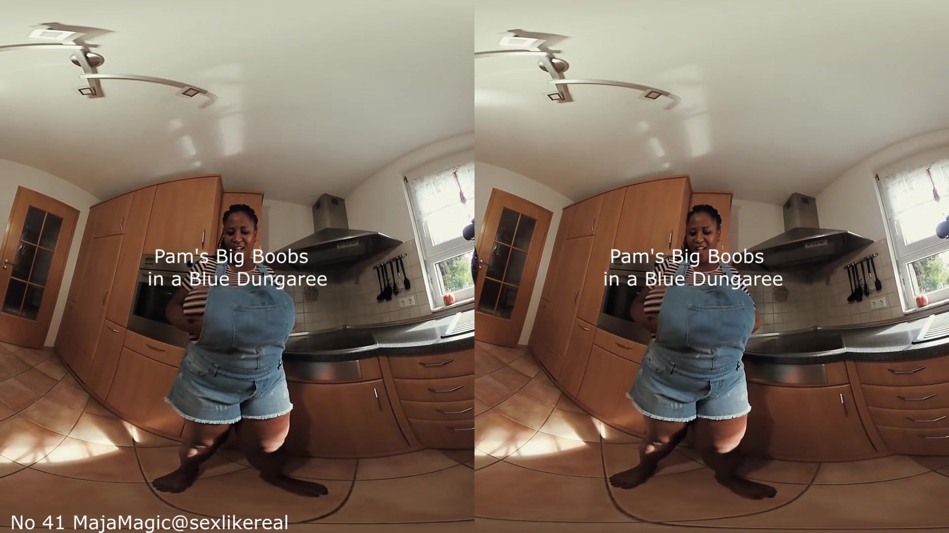Pam - Huge Tits Ebony BBW Solo - MajaMagic - SexLikeReal