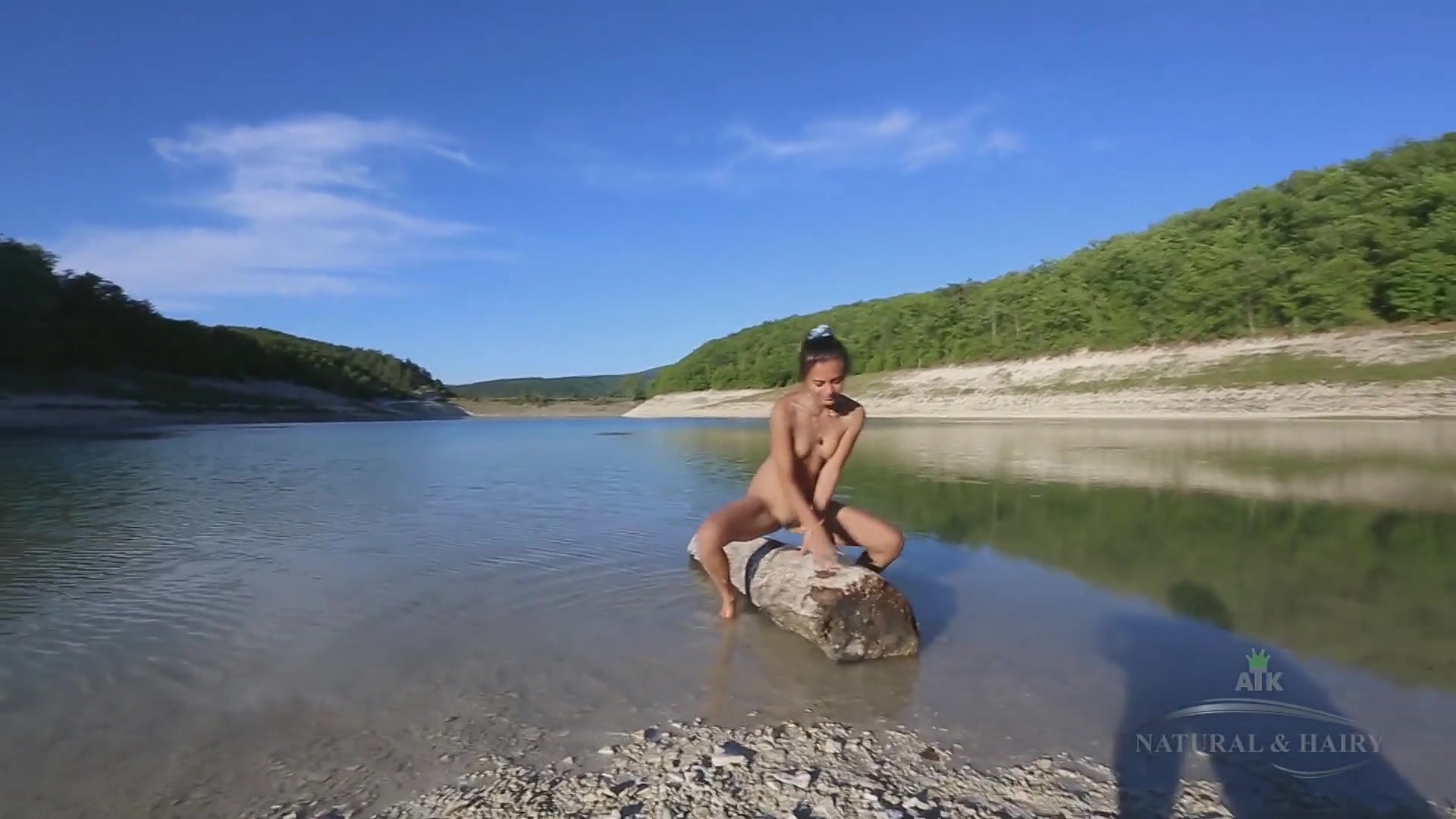 Shrima Plays Around Outside Fully Naked