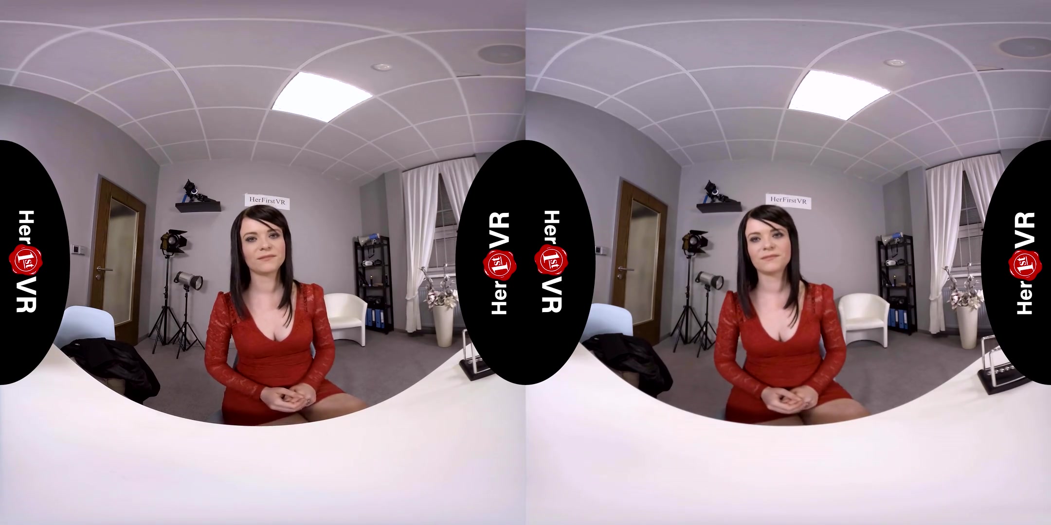 Lena King - First VR Casting - SexLikeReal