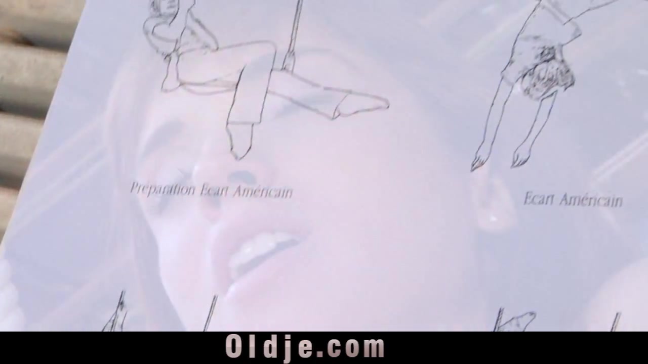 Playful young girl fucks old cock in wild sex